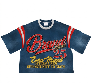 T-shirts pour hommes de qualité supérieure, délavés à l'acide, coupe ample, style streetwear, impression personnalisée, 100% coton, effet délavé au soleil - Product Image 4