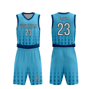 Breathable & Comfortable Fabric Men's Basketball Uniform Sets Custom Size Professional Manufacturer Basketball OEM Supply - Product Image 1