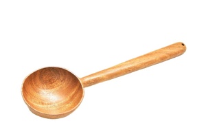 Cuillère en bois artisanale de haute qualité Outil de mélange d'agitation élégant et écologique pour les occasions de mariage Finition en bois naturel - Product Image 2