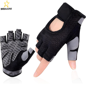 Gants de vélo/cyclisme, sans doigts, respirants, antidérapants, absorbant les chocs, rembourrés pour l'entraînement, la musculation, le VTT, le cyclisme sur route - Product Image 2