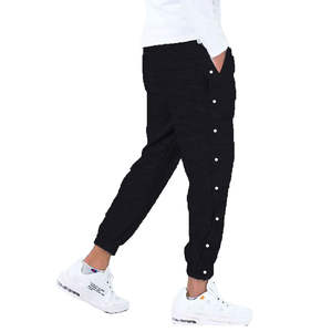 Pantalones Deportivos Unisex con Botones a Presión y Franjas Laterales, Cintura Elástica, Estilo Urbano, Casual y Deportivo - Product Image 5