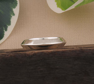 925 Sterling <b>Silver</b> Wedding Band <b>Ring</b> Dainty Minimalist <b>Stacking</b> <b>Silver</b> Skinny Comfort Fit for Women Wholesale - Product Image 6