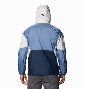 Chaqueta Deportiva con Capucha para Hombre, Diseño Color Block, Cierre de Cremallera, Cortavientos, Casual, Otoño, Poliéster, Corte Regular - Product Image 6