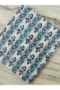 Pure Cotton Fabric with Indian Hand Block Print Floral Design for Home Decor Women's <b>Dress</b> Making Available Bulk Order Supplier - Product Image 6