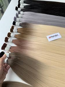 Factory Priced High Quality 100% Vietnamese Virgin <b>Hair</b> <b>Extensions</b> <b>Real</b> <b>Human</b> Bulk for Ombre Color Super Double Drawn <b>Hair</b> Ends - Product Image 2