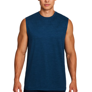 Four-Way Stretchy Seamless Tank Tops Men <b>Singlet</b> Lightweight <b>Running</b> Breathable Stringers Moisture-Wicking Men Tank Tops - Product Image 2