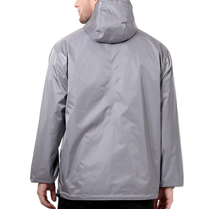 New Style <b>Men's</b> Anorak Windbreaker <b>Jacket</b> Outdoor Wholesale <b>Men</b> Windbreaker Half Zipper Color Block <b>Summer</b> <b>Jackets</b> - Product Image 2