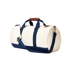 Bolsa de Lona Ligera de Cuero Genuino en Oferta para Hombre, de Alta Calidad, para Viajes, Deportes, Gimnasio, Color Sólido, Uso Diario y de Fin de Semana - Product Image 1