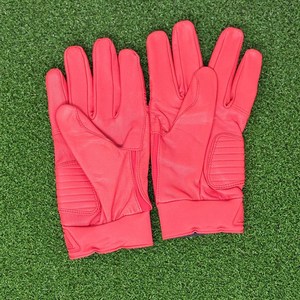 Guantes de Bateo de Béisbol Rojos, Nuevo Modelo 2026, Cierre de Gancho y Bucle, Antideslizantes, Resistentes al Desgaste, Transpirables, Diseño Popular en EE. UU. - Product Image 2