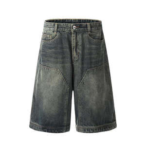 Custom <b>Men</b> Outfit Baggy Fit Dark Blue <b>Jeans</b> Short Half Pants Loose <b>Work</b> Shorts Fashion <b>Men's</b> Jorts Baggy Denim <b>Jean</b> Shorts <b>Men</b> - Product Image 1