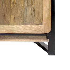 ตู้ข้างเตียงไม้มะม่วงสไตล์วันดานา สเตลลาร์ เครสต้า พร้อมบานเลื่อน - Product Image 4