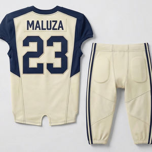 Tenue de football américain à régulation thermique, entièrement sublimée, en maille respirante, kit d'équipement professionnel pour équipes de football - Product Image 4