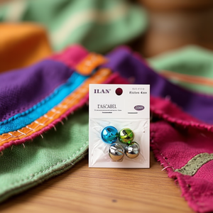 Campanello Ilan Cascabel 22mm Elettroplaccato 4pz Per Perline Decorative - Product Image 3