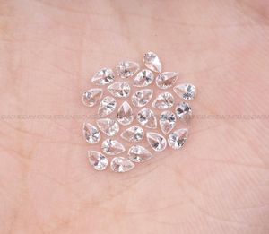 OM GEMS - Juego de Diamantes Cultivados en Laboratorio con Corte Pera de 4.0x2.5mm, Color Fantasía, Certificados por IGI, Corte Antiguo Único, para Anillos, Pendientes y Colgantes - Product Image 4