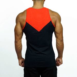 Camiseta de tirantes personalizada para hombre, transpirable, de algodón, sin mangas, para entrenamiento, fitness, deportes, para atletas, OEM - Product Image 2