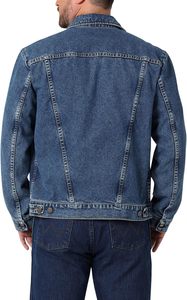 Veste en jean confortable pour homme – Veste en jean bleu classique pour homme avec tissu en coton de qualité supérieure, coupe décontractée et style intemporel - Product Image 2