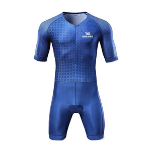 Combinaison de triathlon extensible et douce, dotée d'un tissu à séchage rapide et d'un design performant pour les athlètes compétitifs - Product Image 1