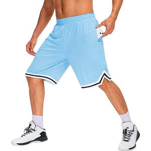 Fabricant OEM ODM de shorts de sport de football grande taille personnalisés, séchage rapide, respirants, avec poche discrète, pour la gym, vente en gros - Product Image 6