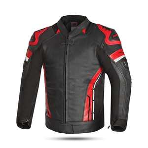 Servicio OEM/ODM, Chaqueta de Motocicleta de Cuero con Protección CE en Codos, Hombros y Espalda, Chaqueta de Carreras para Motociclistas - Product Image 1