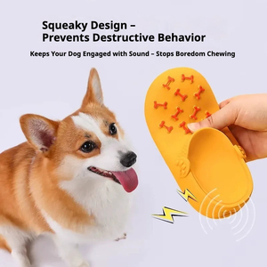 Jouet à mâcher en forme de pantoufle pour chien grinçant - Product Image 3