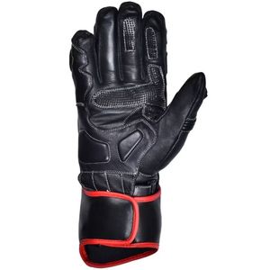 Guantes de Motocicleta Unisex, Protección Completa para los Dedos, Pantalla Táctil, Transpirables, Duraderos, Cómodos, Antideslizantes, de Cuero Vacuno - Product Image 5