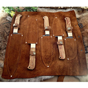 Ensemble de couteaux de cuisine en acier Damas, conçu pour les besoins culinaires, offrant une utilisation confortable et un design élégant - Product Image 6