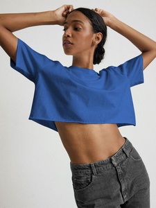 T-shirts courts streetwear populaires pour femmes, haute qualité, style vintage, nouvelle collection été 2026, personnalisables pour jeunes filles - Product Image 2