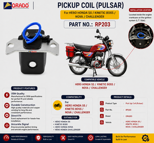 Bobine d'allumage Hero Honda SS Kinetic Boss Nova Challenger, qualité export pour pièces détachées de deux-roues, Inde, Orado - Product Image 6