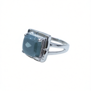 <b>Labradorite</b> Moissanite <b>Ring</b> 3.1 Grams Elegant and Unique Jewelry Accessory - Product Image 2