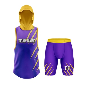 Nuevo Uniforme Deportivo 7on7 Personalizado con Transferencia Térmica, Transpirable, Antibacterial, de Secado Rápido y Protección UV, en Spandex y Poliéster - Product Image 6