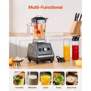 Licuadora Profesional Multifuncional de 1400W y 61 oz con 2 Vasos para Smoothies y Otros Usos - Product Image 4