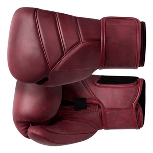 Guantes de Boxeo Profesionales para Entrenamiento, Diseño Único, Cuero Transpirable, Cierre de Velcro - Product Image 1