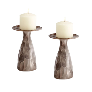 Portavelas al por mayor de aluminio fundido con acabado bronce para decoración del hogar, la mejor calidad, hecho a mano, personalizado, venta al por mayor. - Product Image 2