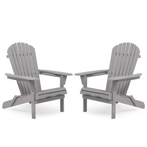 2 Pack stile rana esterni in legno pieghevole sedie a sdraio portatili Patio prato mobili per giardino portico balcone relax - Product Image 1