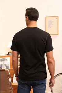 เสื้อโปโลผู้ชายพรีเมียมสีขาว มีกระเป๋า แขนสั้น ทรงเข้ารูป ระบายอากาศได้ดี เนื้อผ้านุ่มสบาย แฟชั่นลำลองสำหรับฤดูร้อน นุ่มและระบายอากาศได้ดี - Product Image 5