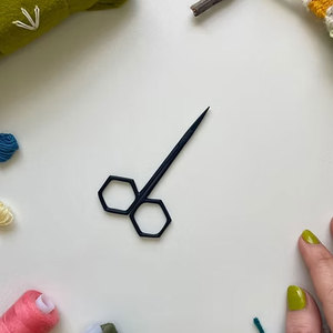 Professional Embroidery Scissors Sharp Fine Point Sewing Snips for Eyebrow Craft and <b>Needlework</b> - Product Image 2