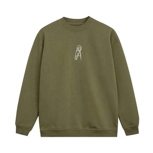 เสื้อสเวตเชิ้ตคอกลมทรงโอเวอร์ไซส์ ยูนิเซ็กส์ ทรงปกติ ผ้าถักเนื้อนุ่ม พิมพ์ลายดิจิทัล สำหรับฤดูหนาว สวมใส่สบาย - Product Image 4