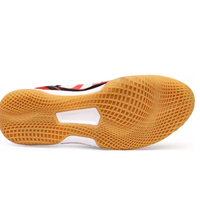 Chaussures de badminton d'été unisexes RXN en maille blanche et rouge avec semelle intérieure en caoutchouc Numeric_11, chaussures de tennis de table de printemps