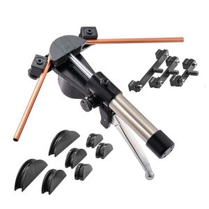 Kit de Dobladora de Tuberías de Cobre para HVAC de 1/4 y 7/8 Pulgadas, Juego de Dobladoras Hidráulicas de Aluminio para Curvas de 90 Grados - Product Image 1