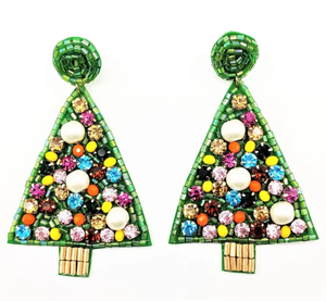 Boucles d'oreilles pendantes géométriques perlées pour femme, style bohème, imitation perle, plaqué or, bijoux fantaisie, boucles d'oreilles de soirée tendance - Product Image 6