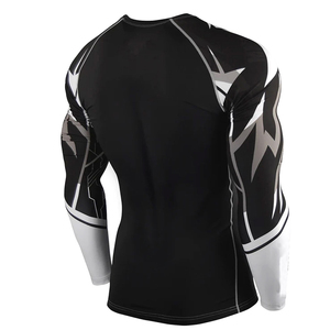 Grappling MMA Rash Guard <b>Design</b> Your Own Sublimation <b>Compression</b> <b>Shirt</b> Bjj Rashguard <b>Custom</b> Printed Mens Men Technology OEM Long - Product Image 4