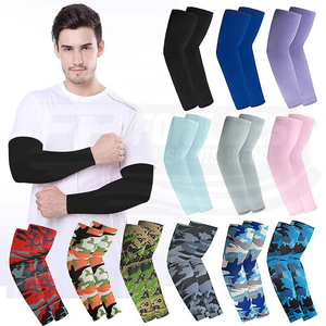 Mangas de Ciclismo Personalizadas de Talla Grande con Protección UV, de Spandex/Poliéster, Unisex, para Actividades al Aire Libre - Product Image 2