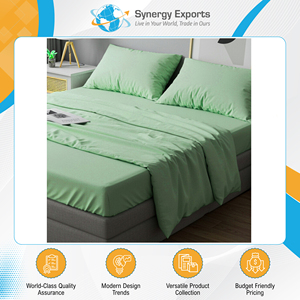 Ensemble de draps en polyester de qualité supérieure, densité de tissu 90 GSM, 4 pièces, best-seller, pour les acheteurs en gros au prix le plus bas du marché - Product Image 2