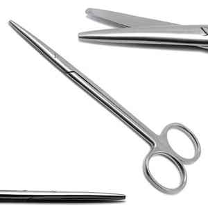 กรรไกรผ่าตัดคุณภาพส่งออก ได้รับการรับรองมาตรฐาน ISO ผลิตตามแบบ OEM กรรไกรเหล็ก Mayo มีจำหน่ายทุกสี - Product Image 1