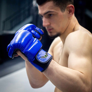 Gants de grappling MMA légers pour débutants et utilisateurs avancés, gants d'entraînement MMA sans doigts pour la pratique quotidienne - Product Image 2