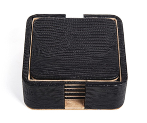 Highest Demanding Premium Selling Genuine Leather Made <b>Mats</b> & Pads New Design Leathers Square <b>Table</b> <b>Mat</b> In Low MOQ - Product Image 2