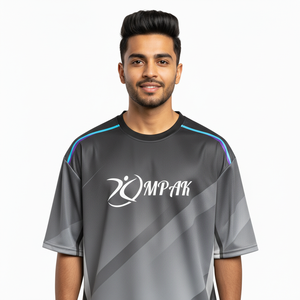 เสื้อยืดโอเวอร์ไซส์เทรนดี้ พิมพ์ลายแบบซับลิเมชั่น แฟชั่นสตรีทแวร์ลำลองสำหรับผู้ชาย สไตล์คนเมือง - Product Image 1