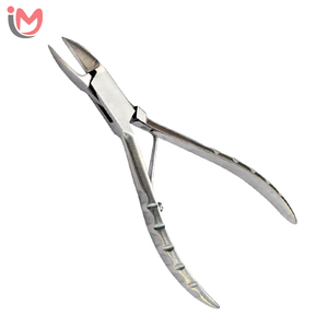 High Quality <b>Heavy</b> <b>Duty</b> Stainless Steel Curved Nail Cutter Clipper Professional Ingrown Toenail Double Spring Back Finger OEM - Product Image 3