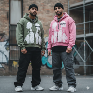 Sudaderas con efecto desgastado y decolorado, con logotipo personalizado, serigrafía, 100% algodón, forro polar, fabricante, proveedor mayorista, sudaderas con cremallera - Product Image 4