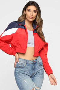 Chaqueta Bomber Corta para Mujer, Superventas, Resistente al Viento, Transpirable, Reversible, Impermeable, con Logotipo y Color Personalizables - Product Image 2